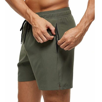 BlackPluss - Beach Shorts Elastic Closure Men's Swim Trunks Quick Dry