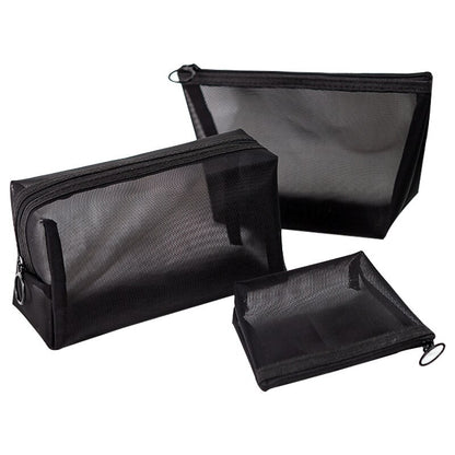 Black Pluss - 4 Style Makeup Bag Travel Organizer Pouch.