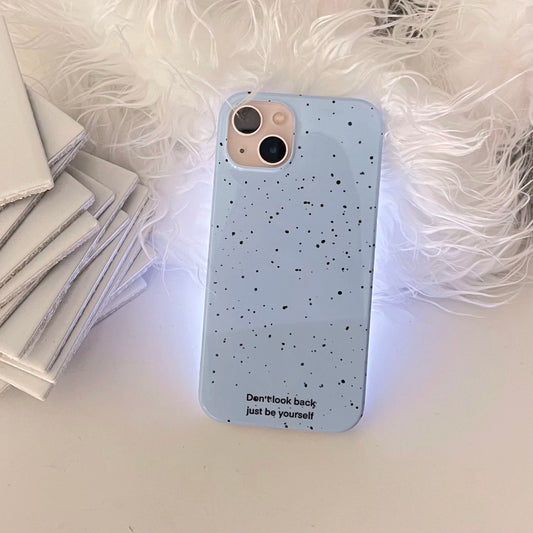 Dreamy Light Blue Sparkling Bear IMD Phone Case for iPhone 15 14 13 Pro Max Back Cover for 12 11 Pro Max X XS Max Capa