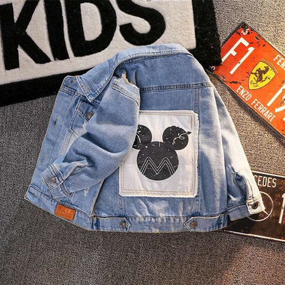 BlackPluss - Denim Jacket For Boys Fashion Coats Children Clothing.