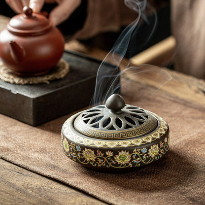 BlackPluss - Ceramic Incense Burner Holder Coil Cones Stick Incense