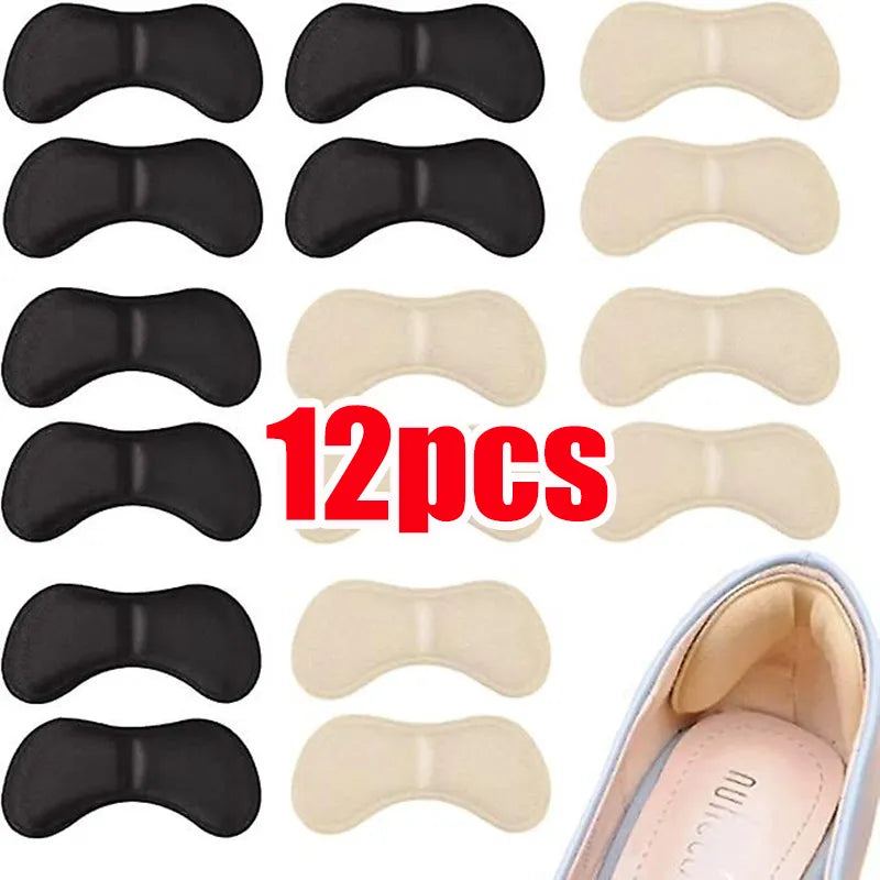 BlackPluss - 6Pairs Heel Insoles Patch Pain Relief Anti-wear Cushion Pads Feet.