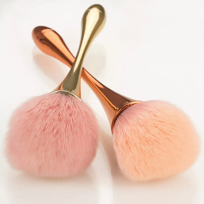 BlackPluss - Rose Gold Powder Blush Brush Professional Make Up Brush Large Cosmetic