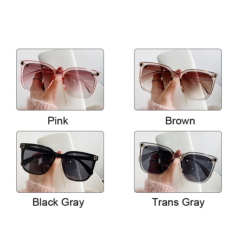 BlackPluss -  Sunglasses Woman Vintage Square Sun Oculos De Sol