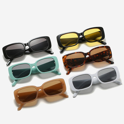 BlackPluss - Vintage Square Sunglasses Women Small Glasses.