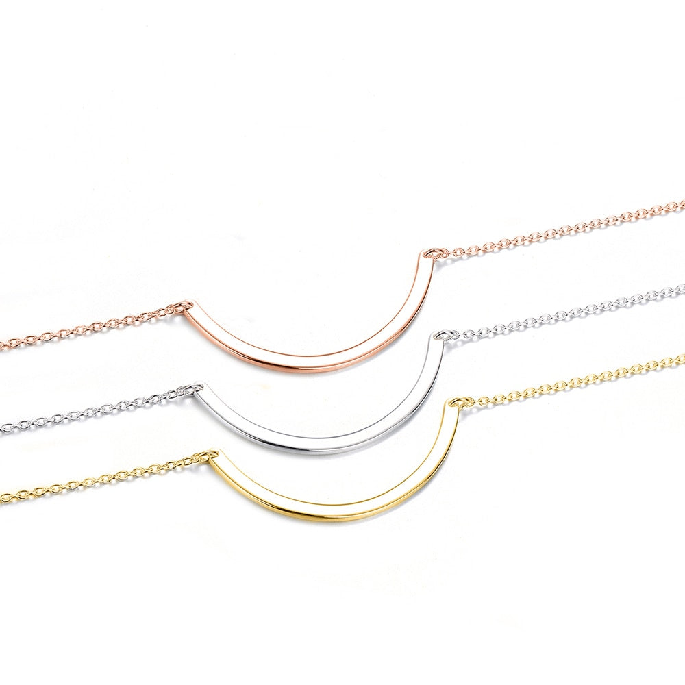 BlackPluss - Women Statement Stainless Steel Necklace for Women Simple.