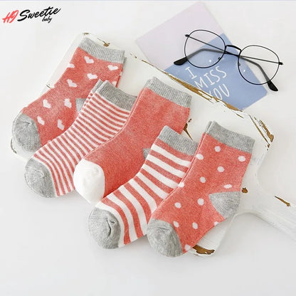 BlackPluss - Baby Socks Newborn Baby Boy Socks Kids Pure Cotton Animal.