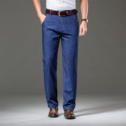 BlackPluss - Summer Spring Men's Classic Relaxed Fit Flex Jean.