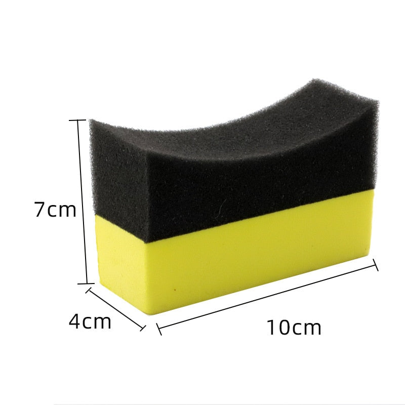 BlackPluss - 1/2Pcs Car Wheel Cleaning Sponge Tire Wash Wiper Water Suction Sponge Pad.