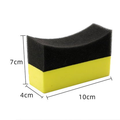 BlackPluss - 1/2Pcs Car Wheel Cleaning Sponge Tire Wash Wiper Water Suction Sponge Pad.