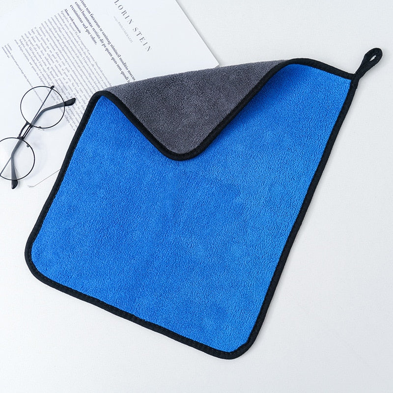 BlackPluss - Microfiber Towel Car Interior Dry Cleaning Rag for Car Washing Tools.