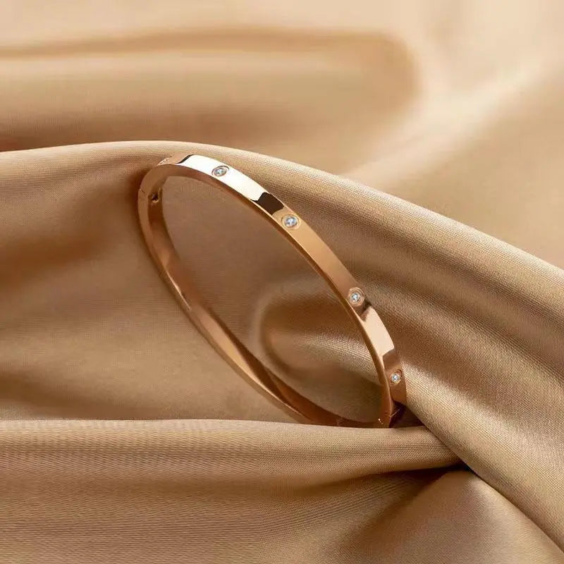 BlackPluss - Cuff Bracelets Fashion Jewellery Accessories Bangles  Charm Stainless Steel Bracelet For Women