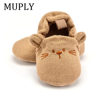 BlackPluss - Adorable Infant Slippers Toddler Baby Boy Girl Knit Crib Shoes