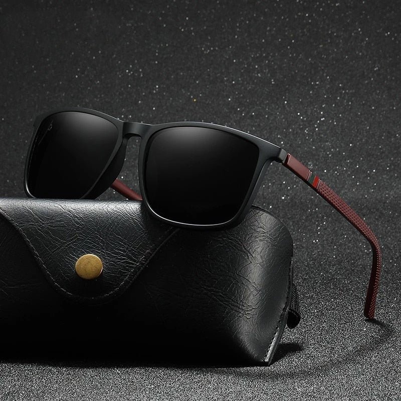 BlackPluss - Luxury Square Vintage Polarized Sunglasses