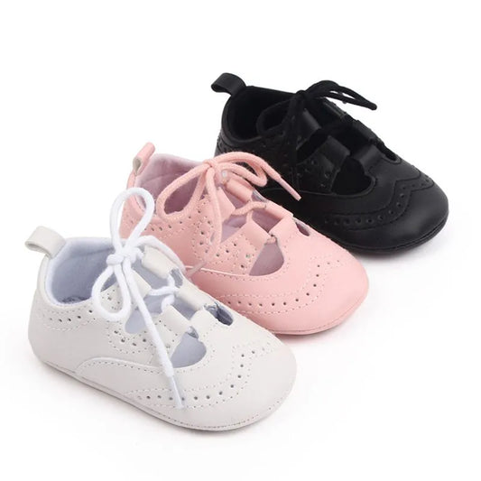 BlackPluss - Newborn Baby Boy Girl Shoes Casual PU Leather Baby Shoes Rubber.