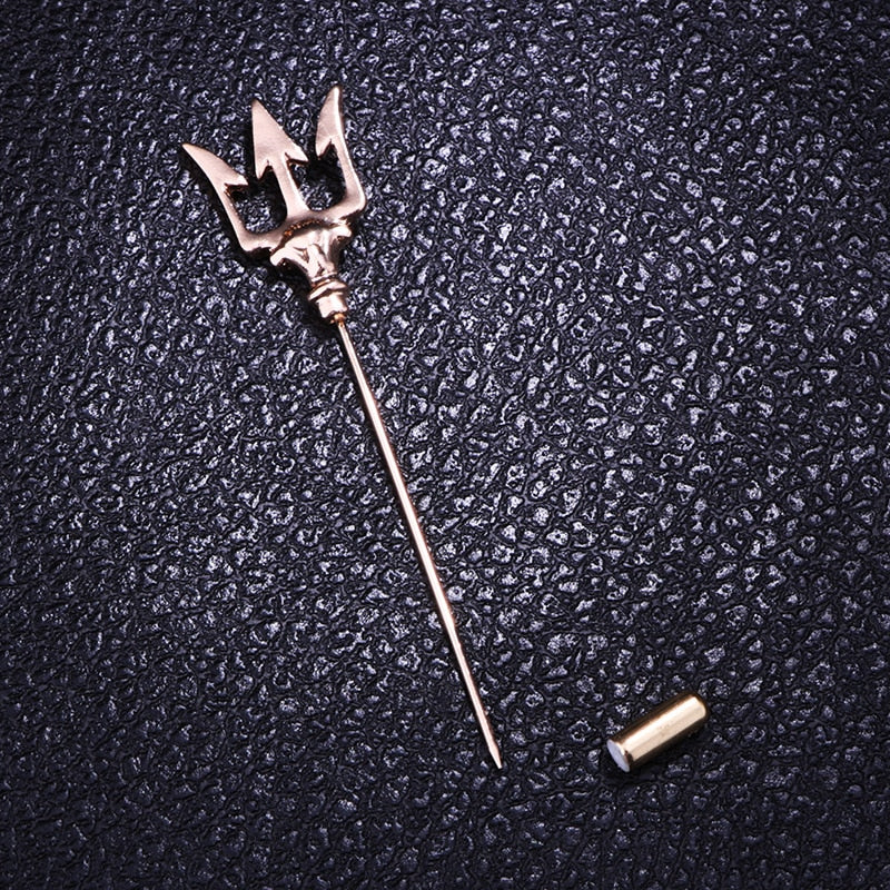 BlackPluss - High-end Vintage Brooch Metal Long Needle Lapel Pins.