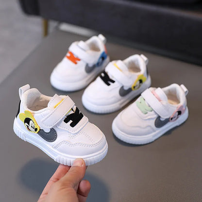 BlackPluss - White Casual Shoes For Baby Boy Girl Brand Children Sneaker Mickey Mouse White Kids Sports Shoes