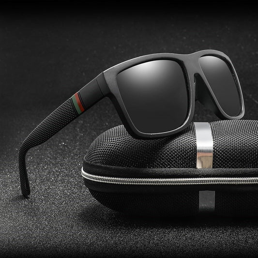 BlackPluss - نظارات بولارويد الشمسية للجنسين نظارات شمسية مربعة كلاسيكية.
