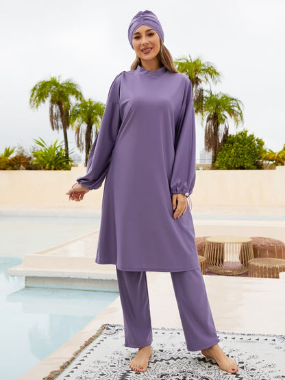 BlackPluss - Burkini Muslim Swimwear With Hijab Femme Islamic