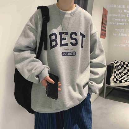 BlackPluss - Spring Autumn Letter Hoodies For Men Oversized Sweatshirts