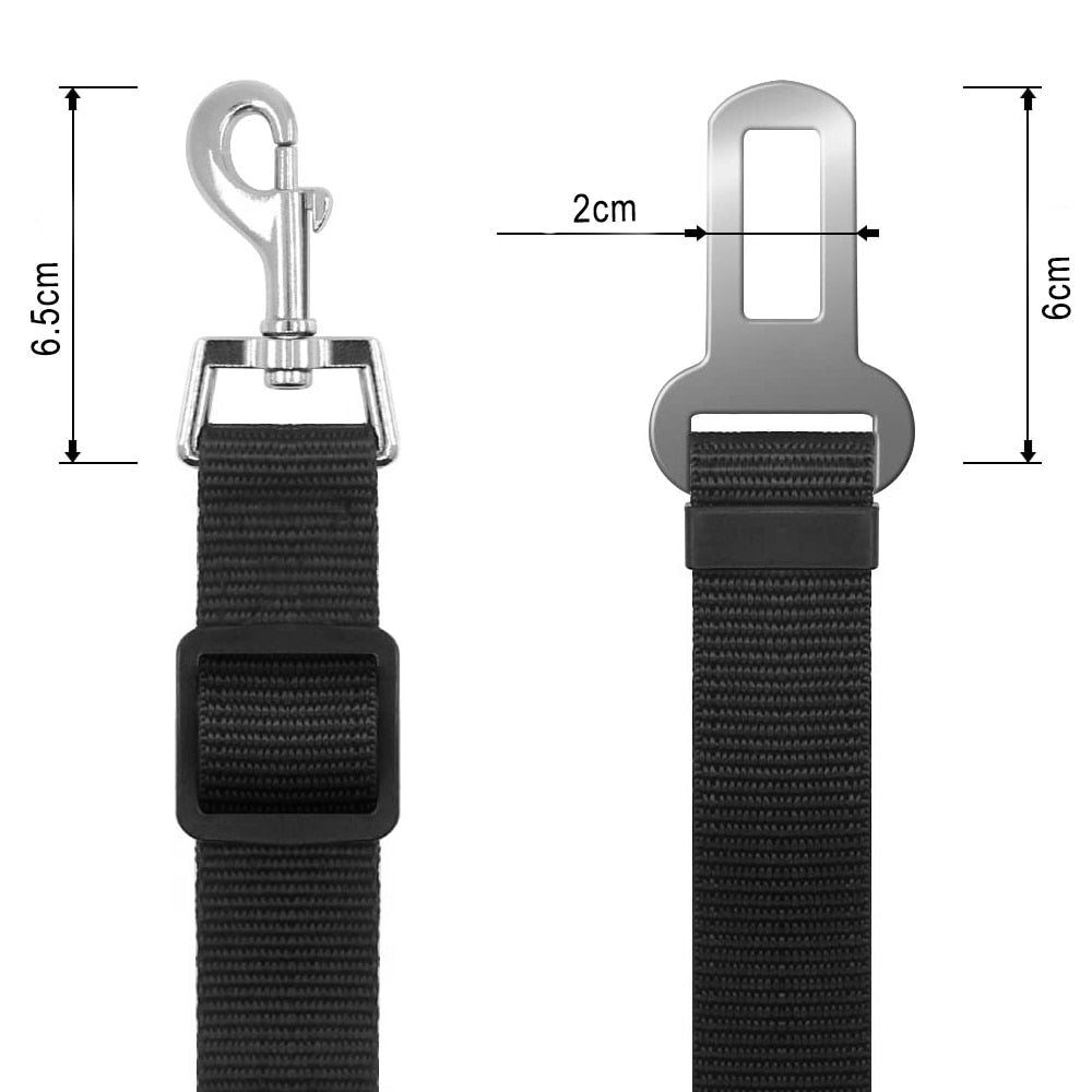 BlackPluss - Adjustable Pet Car Seat Belt .