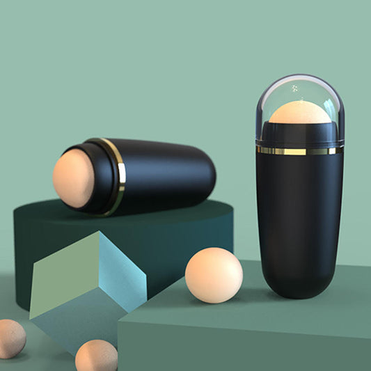 BlackPluss - Face Oil Absorbing Roller Volcanic Stone Blemish Remover Face T-zone Oil Removing.