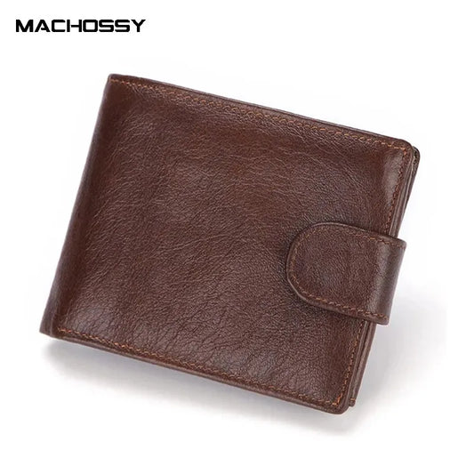 BlackPluss - Wallets Genuine Leather Short Coin Purse Fashion Hasp Wallet .
