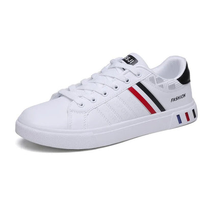 BlackPluss| White Vulcanized Sneakers Boys  Flat Comfortable Shoes