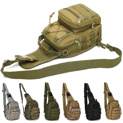 BlackPluss - Military Tactical Sling Sport Travel Chest Bag Shoulder Bag For Men Crossbody Bags Hiking Camping Equipment