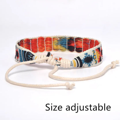 BlackPluss - Bohemia Style Weave Rope Friendship Bracelets For Women Men Cotton Handmade Charm Bracelet & Bangles Ethnic Jewelry Gifts