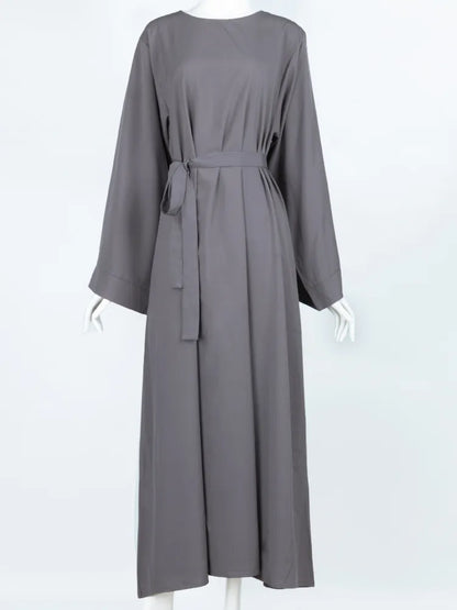 BlackPluss - Elegant Women Muslim Dress Abaya Kaftans Casual