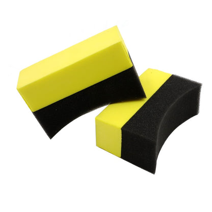 BlackPluss - 1/2Pcs Car Wheel Cleaning Sponge Tire Wash Wiper Water Suction Sponge Pad.