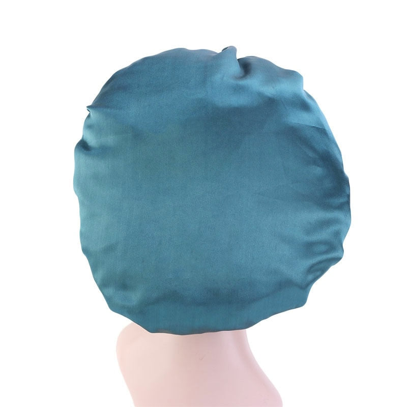 BlackPluss - Reversible Satin Bonnet Hair Caps Double Layer Adjust Sleep Night Cap