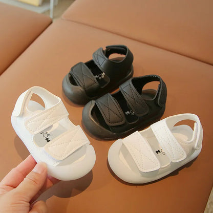 BlackPluss - Summer New Children Boy Sandals Children Baby Beach Shoe Hook & Loop