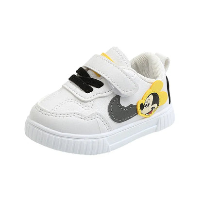 BlackPluss - White Casual Shoes For Baby Boy Girl Brand Children Sneaker Mickey Mouse White Kids Sports Shoes