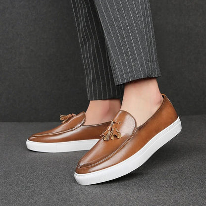 BlackPluss| Luxury Men Casual Shoes Summer Leather Loafers