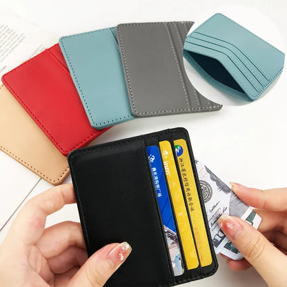 BlackPluss - 1PCS Man Purses Ultra Thin Mini Business Bank Credit Card Holder Wallet