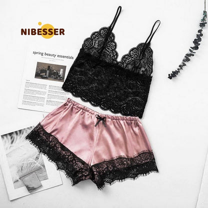 BlackPluss - Lingerie Top+Shorts Suit Comfortable Underwear