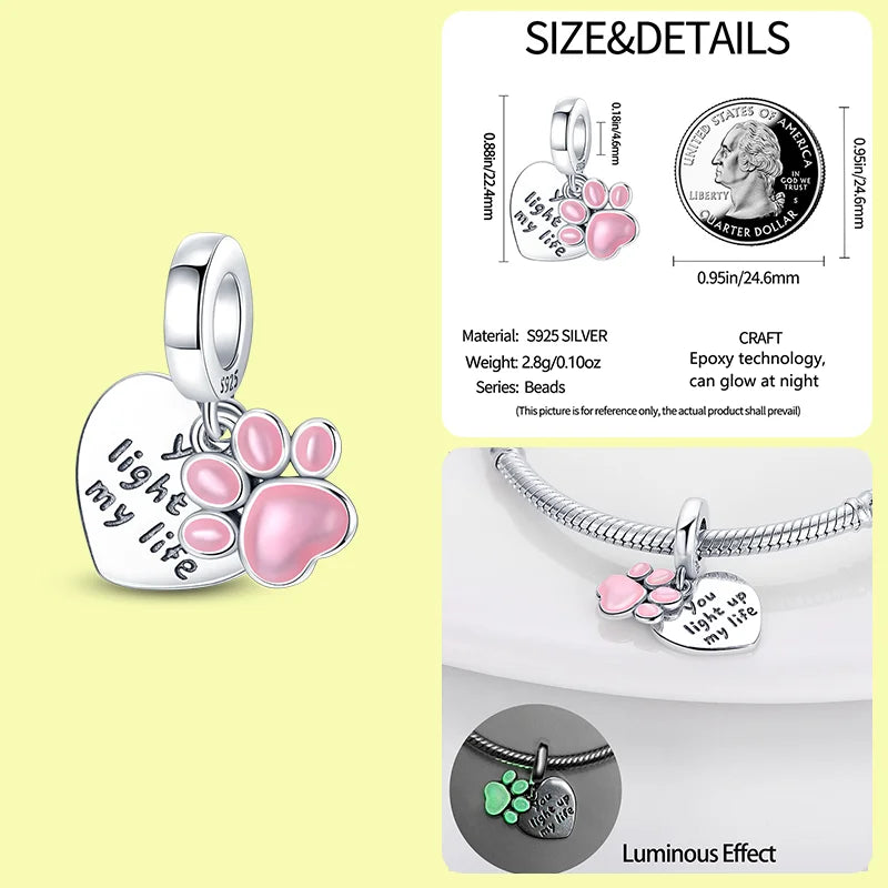 BlackPluss - 925 Sterling Silver Blue Dolphin Charm Fit Pandora Bracelet Shell Marine Beads Pendant For Women Wedding Party DIY Jewelry