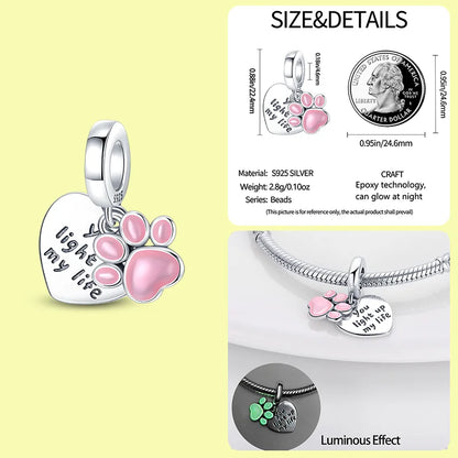 BlackPluss - 925 Sterling Silver Blue Dolphin Charm Fit Pandora Bracelet Shell Marine Beads Pendant For Women Wedding Party DIY Jewelry