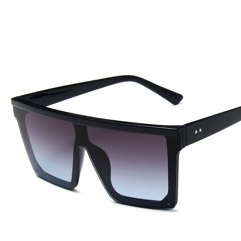 BlackPluss - Oversized Square Sunglasses Women Vintage Big Frame Women.