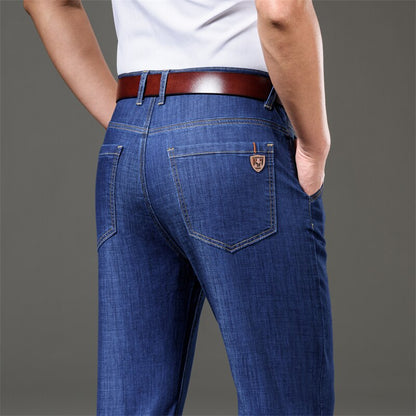 BlackPluss - Summer Spring Men's Classic Relaxed Fit Flex Jean.