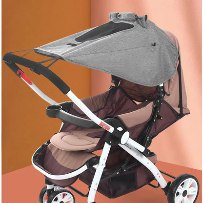 BlackPluss - Baby Stroller Rag Shade Blocks Sun Rays Cover Car Awning Mosquito.