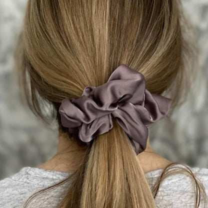 BlackPluss - Elegant Silk Elastics Hair Band Solid Color