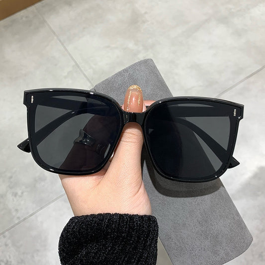 BlackPluss - Vintage Square Sunglasses Oversized Sunglass Retro Black Glasses Shades UV400.