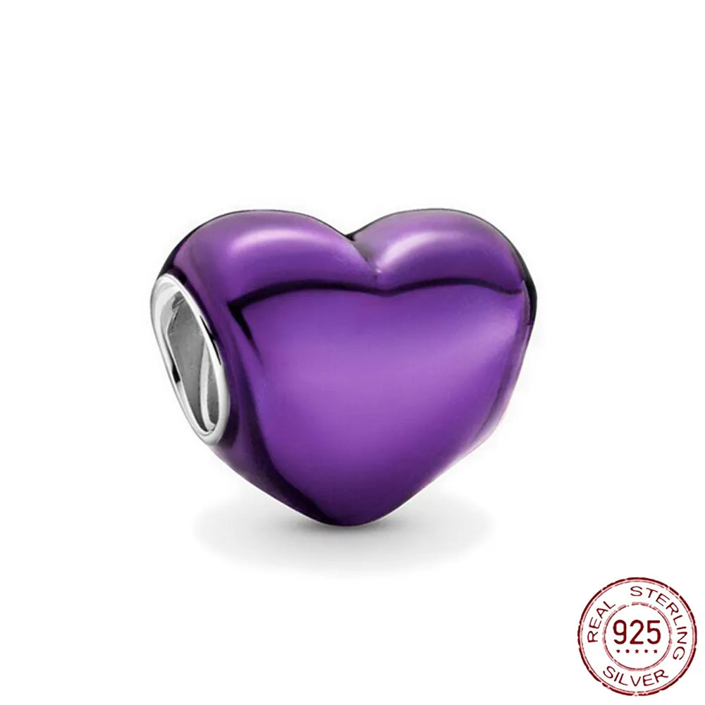 BlackPluss - plata ley 925 Sterling Silver Bear Balloon Mom Beads Charm Fit Original Pandora Bracelets Charm For Women Jewelry DIY Gift