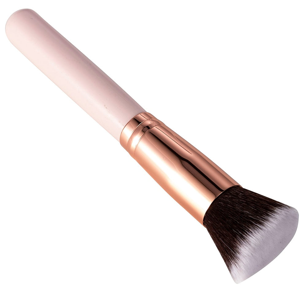 BlackPluss - Luxury Champagne Makeup Brushes Flat Top Foundation Brush Large